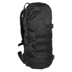 New Cannae Black Rolltop Backpack Bag